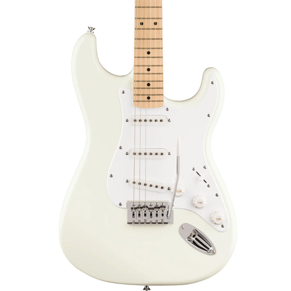 Squier By Fender FSR Sonic Stratocaster Electric Guitar With White Pickguard And Maple Fretboard