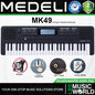 Medeli MK49 49 Keys Portable Keyboard Basic Package with Adapter