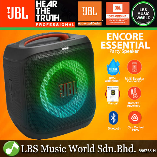JBL PartyBox Encore Essential 2 Portable Bluetooth Party Speaker with LED Light Show