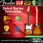 Squier by Fender Debut Telecaster Electric Guitar with White Pickguard Laurel FB