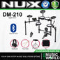NUX DM-210 All Mesh Head Digital Electronic Drum Basic Package (DM210)