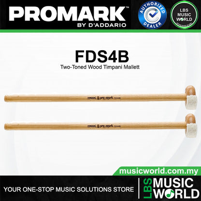 Promark Freer Signature Two Toned Wood Timpani Mallets (FDS1H FDS4B FDS4H)
