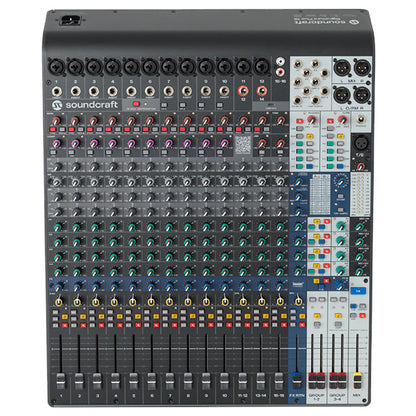 Soundcraft Signature Plus 16 Channel Professional Audio Mixer Compact Analogue Mixing With Effect