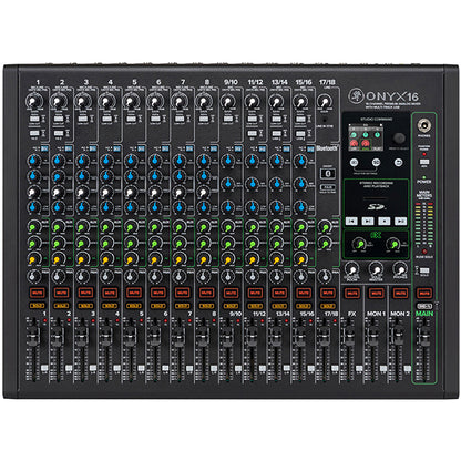 Mackie Onyx16 16 Channel Analog Mixer with Multitrack USB, Built-in Effects and Bluetooth (Onxy 16)