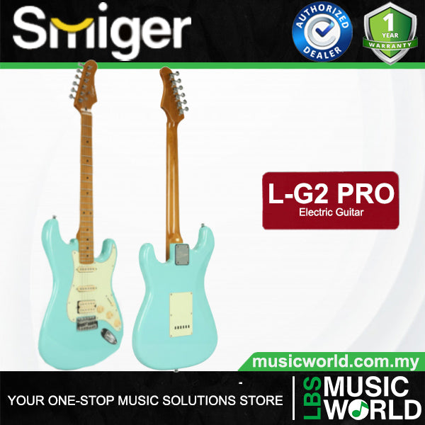 Smiger L-G2-Pro Poplar Body Electric Guitar SSH Pickup With Roasted Maple Neck