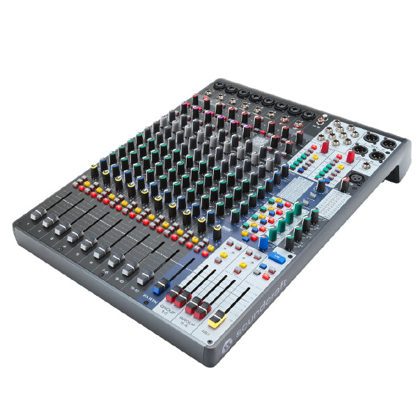 Soundcraft Signature Plus 12 Channel Professional Audio Mixer Compact Analogue Mixing with Effect