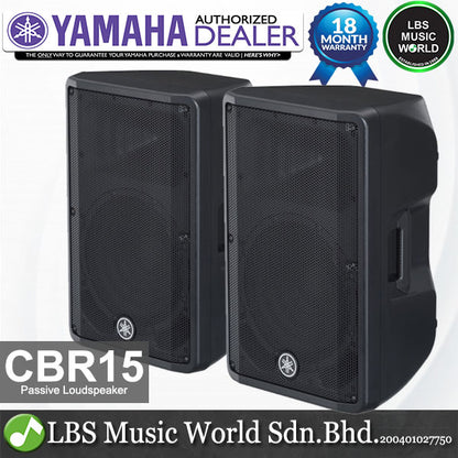 Yamaha CBR15 1000W 15" 2-way Passive Speaker Loudspeaker Amplifier PA (CBR 15)