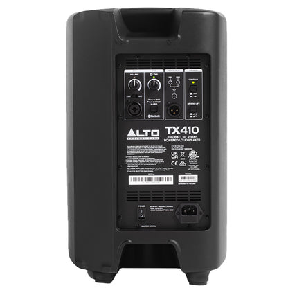 Alto Professional TX410 350 Watt 10 Inch Bluetooth Powered Loudspeaker with Stand and Cable