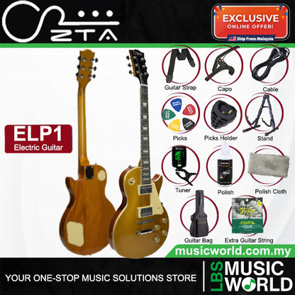 ZTA ELP1 Les Paul Electric Guitar Package with Amplifier Bundle Set