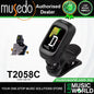 Musedo T-2058C Digital Tuner for Chromatic Bass Guitar Violin Ukulele Tuning Clip On - Black (T2058C)