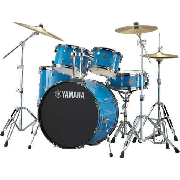 Yamaha Rydeen RDP2F5 5 Pieces Acoustic Drum Set with Cymbal Package - Sky Blue