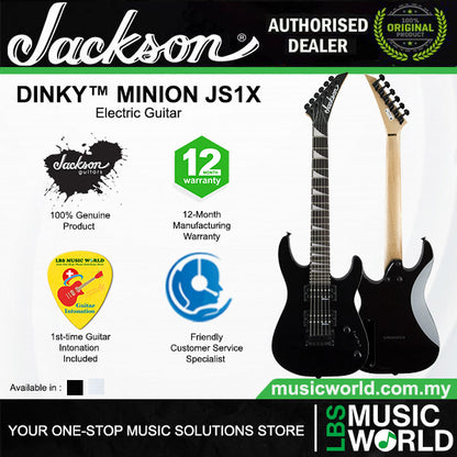 Jackson JS1X Dinky Minion Poplar Body Amaranth Fretboard Electric Guitar HH Pickup