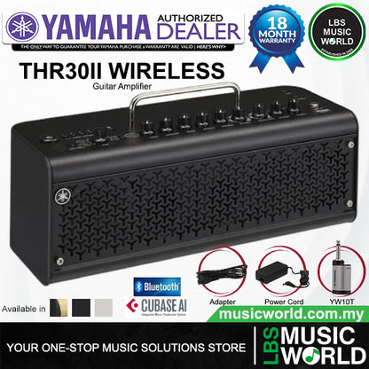 Yamaha THR30II Wireless 30 Watt Modeling Combo Guitar Speaker Amplifier - Black