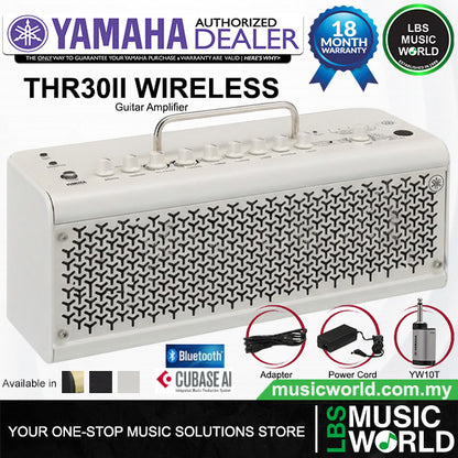 Yamaha THR30II Wireless 30 Watt Modeling Combo Guitar Speaker Amplifier - White