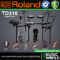 Roland TD316 Digital Electronic Compact V-Drums 3 Series Kit with Package and Amplifier