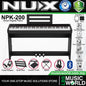 NUX NPK-200 88 Key Digital Piano Wooden Stand 3 Pedal Bench Weighted Keyboard - Full Package (NPK200)