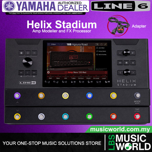Line 6 Helix Stadium Flagship Guitar Amp Modeler and Multi FX Processor