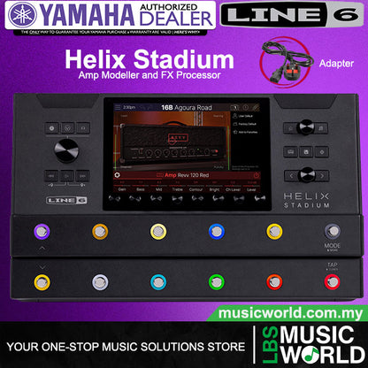 Line 6 Helix Stadium Flagship Guitar Amp Modeler and Multi FX Processor
