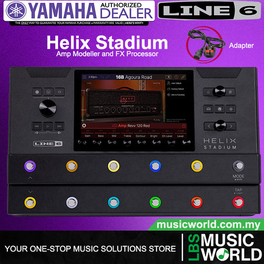 Line 6 Helix Stadium Flagship Guitar Amp Modeler and Multi FX Processor