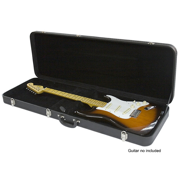 BSL EWC1 Electric Guitar Hardcase Rectangle Hard Shell Wood Designed Case