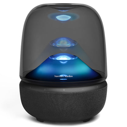 Harman Kardon Aura Studio 4 Portable Bluetooth Transparent Home Speaker with Theme Lighting (Aura Studio 5)