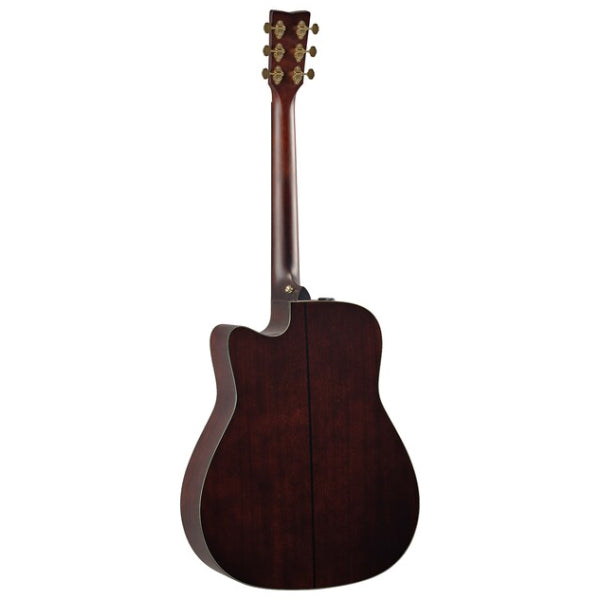 Yamaha TAG3 C 41 Inch Solid Spruce Top Dreadnought Acoustic Electric Guitar with Pickup (TAG3C)