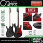 ZTA EST2 Super Stratocaster Electric Guitar Package Amplifier Bundle Set with Tremolo