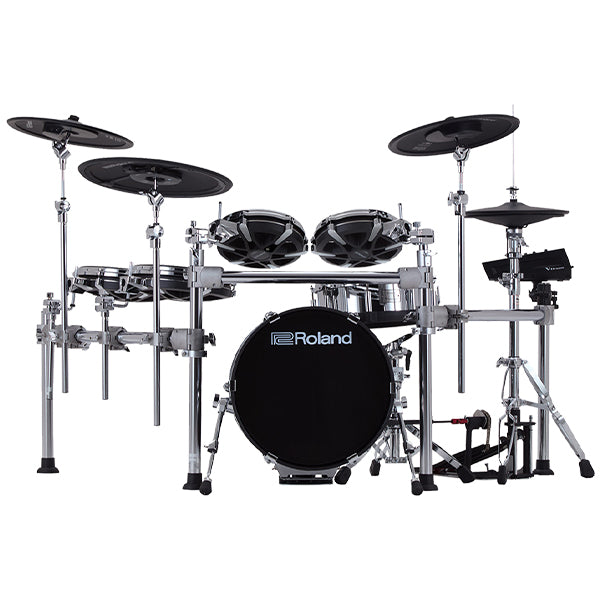Roland TD716 Digital Electronic V-Drums 7 Series Kit Set Package with Pedal and Amplifier