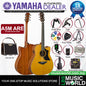 Yamaha A5M ARE Dreadnought Cutaway Acoustic Electric Guitar with Hard Case - Vintage Natural