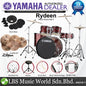 Yamaha Rydeen RDP2F5 5 Piece Acoustic Drum Set with Cymbal Package and Double Pedal - Burgandy