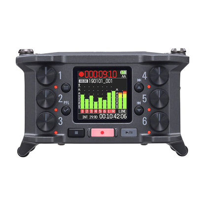 Zoom F6 Multitrack Field Recorder 14 track Field Recorder and USB Audio Interface With PCF-6 (F 6 PCF6+)