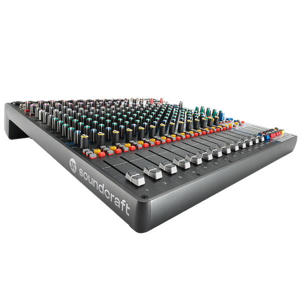 Soundcraft Signature Plus 16 Channel Professional Audio Mixer Compact Analogue Mixing With Effect