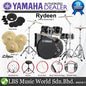 Yamaha Rydeen RDP2F5 5 Piece Acoustic Drum Set With Cymbal Package and Double Pedal - Black