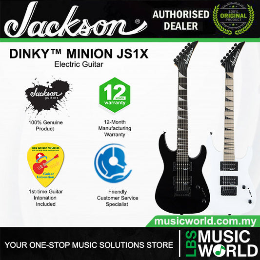 Jackson JS1X Dinky Minion Poplar Body Amaranth Fretboard Electric Guitar HH Pickup