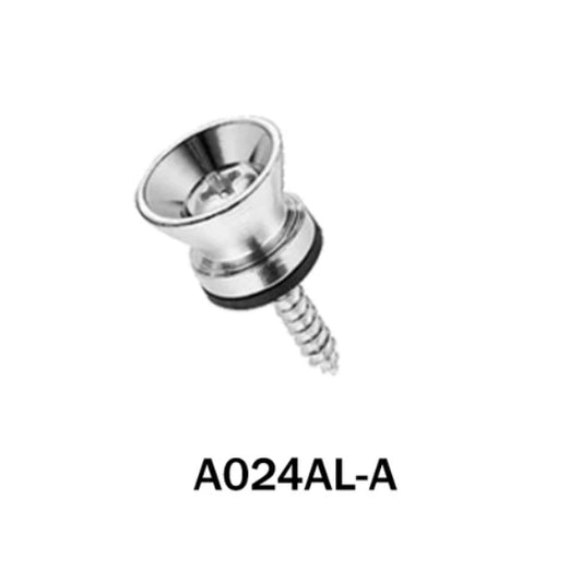 Alice A024AL Pro Set Strap Button For Guitar Acoustic Classical Bass Ukulele Aluminum Alloy (A0 24AL)