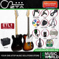 ZTA ETL1 Telecaster Electric Guitar Package with Amplifier Bundle Set