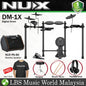 NUX DM-1X 5 Piece Digital Electronic Drum Set With Kick Pedal Package (DM1X DM1)