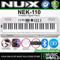 Nux NEK-110 61 Keys Portable Digital Electronic Keyboard with Touch Response and Bluetooth (NEK110 NEK 110)