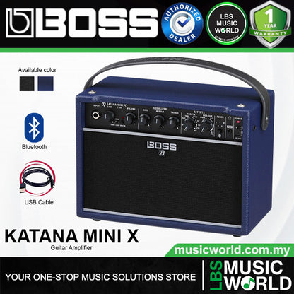 Boss Katana Mini-X 10 Watts 5" Speaker Guitar Bass Bluetooth Amplifier (MINIX)