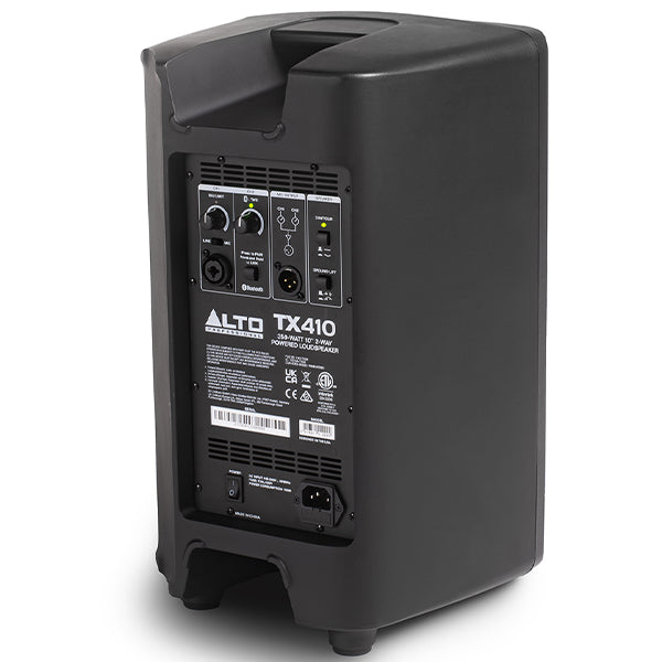 Alto Professional TX410 350 Watt 10 Inch Bluetooth Powered Loudspeaker with Stand and Cable