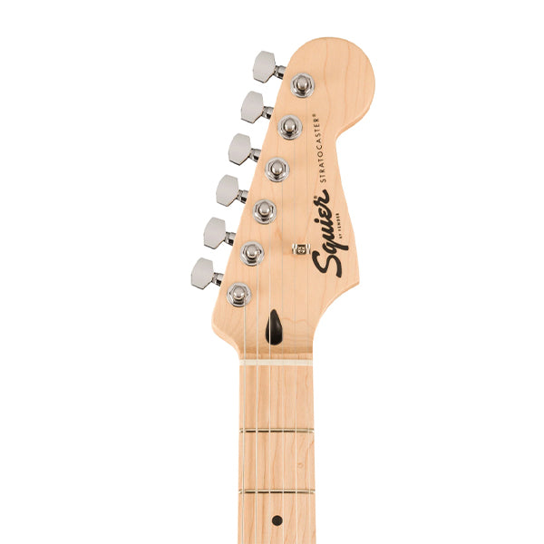 Squier By Fender FSR Sonic Stratocaster Electric Guitar With White Pickguard And Maple Fretboard