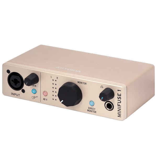 Arturia MiniFuse 1 USB C Portable Audio Interface Compatible with PC and Mac (Mini Fuse)