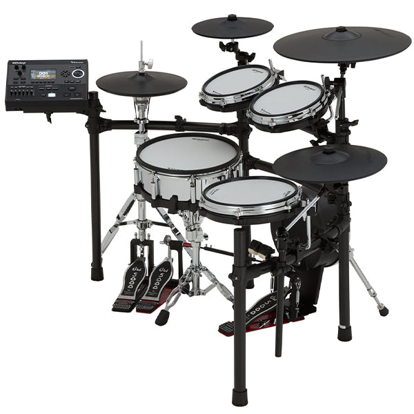 Roland TD516 Digital Electronic V-Drums Kit Package with Amplifier and Expandable V51 Module