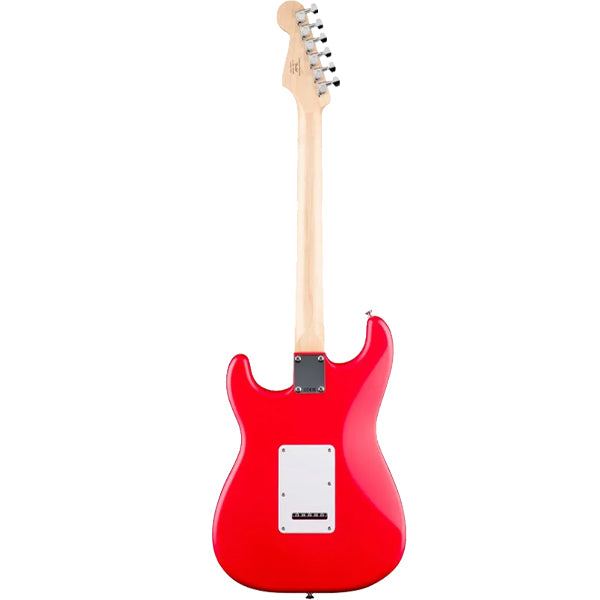 Squier by Fender Debut Stratocaster Electric Guitar with White Pickguard Laurel FB