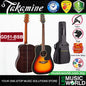 Takamine GD51-BSB Dreadnought Cutaway Solid Spruce Top Acoustic Guitar with Bag - Brown Sunburst (GD51 BSB)