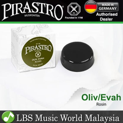 Pirastro 900500 SX Schwarz Pirazzi Black Rosin for Violin Viola Cello and Double Bass