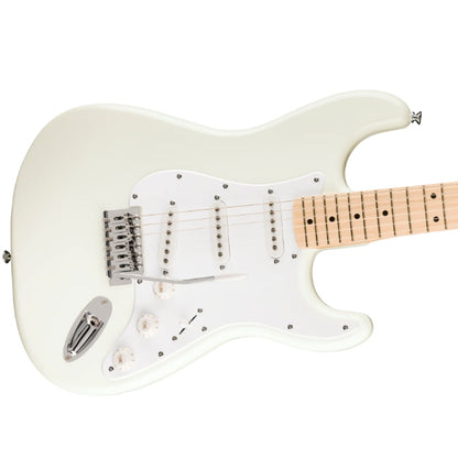 Squier By Fender FSR Sonic Stratocaster Electric Guitar With White Pickguard And Maple Fretboard