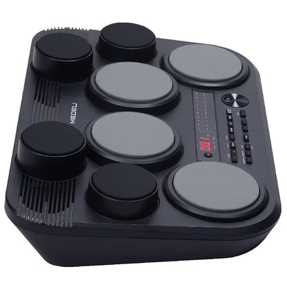 Medeli DD225 8 Pads Portable Tabletop Electric Drum with USB and Built In Speaker