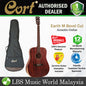 Cort Earth M Bevel Cut Dreadnought Solid Mahogany Acoustic Guitar (EarthMBevelCut)