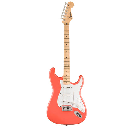 Squier By Fender FSR Sonic Stratocaster Electric Guitar With White Pickguard And Maple Fretboard